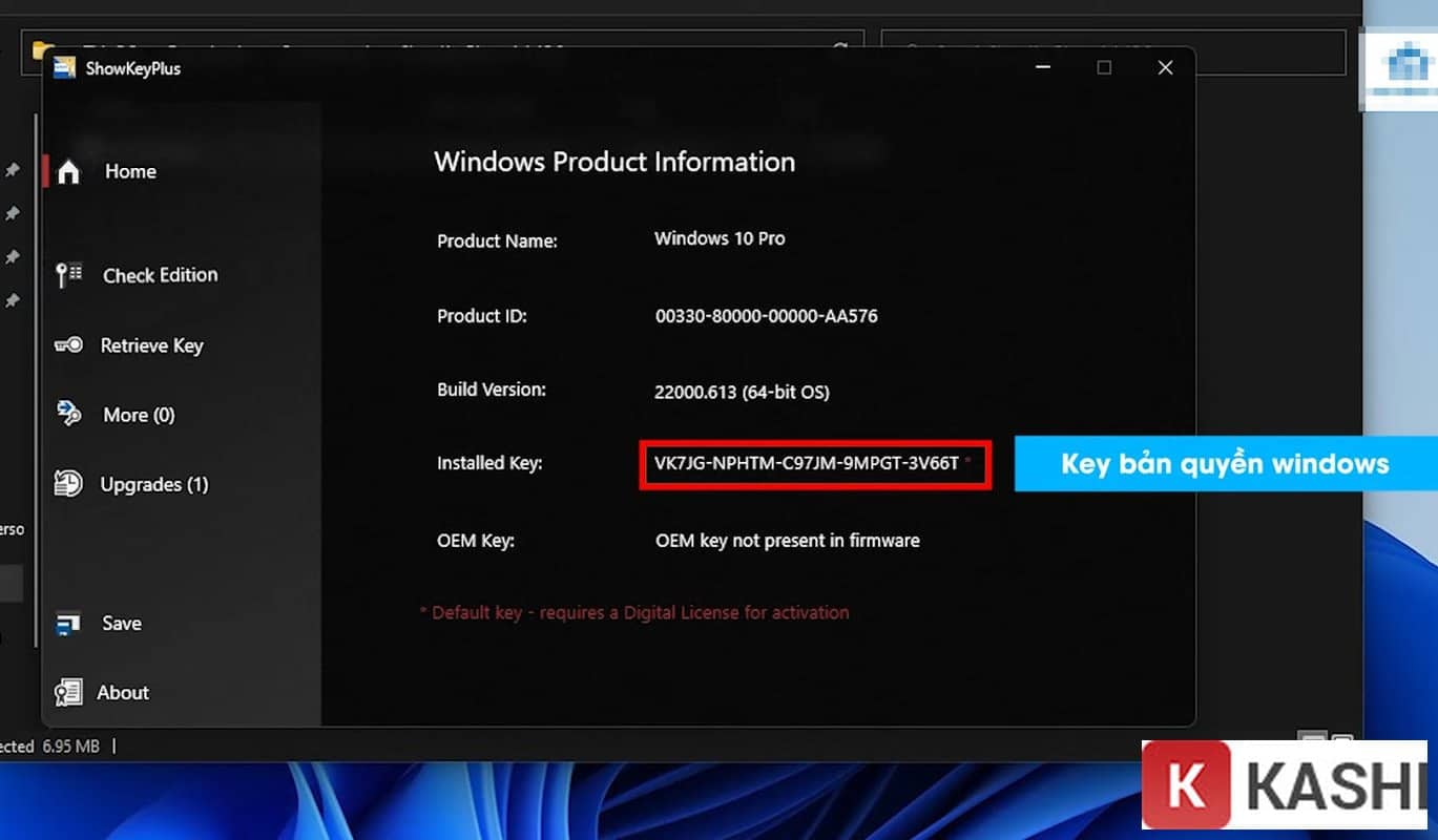 Key bản quyền Windows