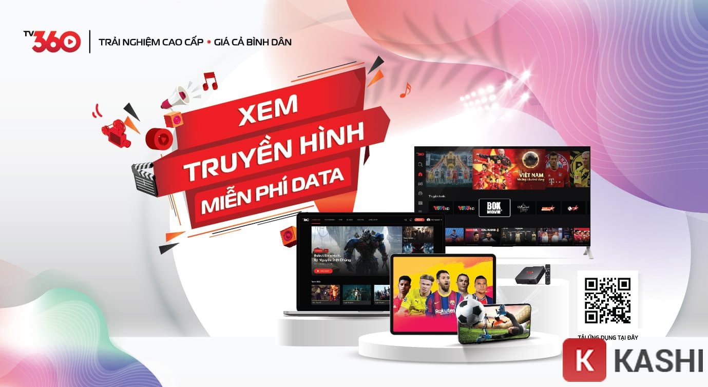 xem truyền hình miễn phí data trên tv360.