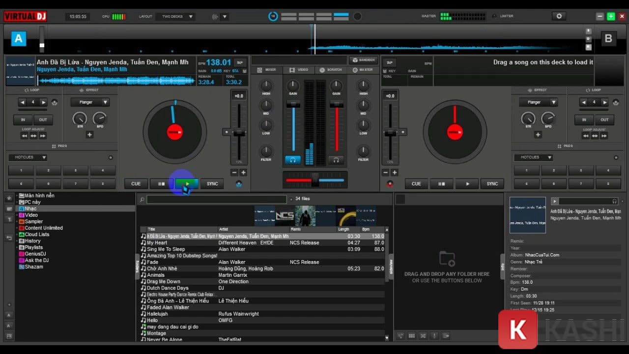 Phần mềm Virtual dj 8