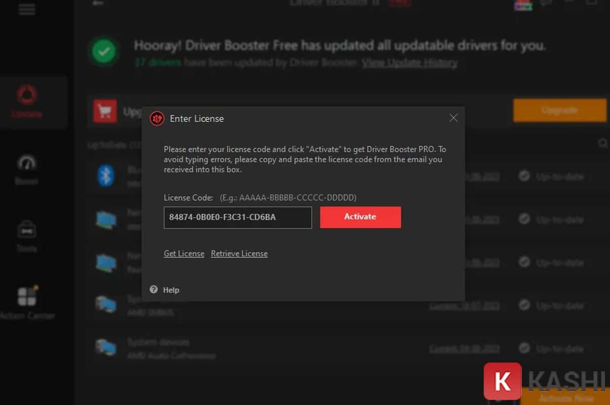 Chia sẻ driver booster 11 free key 2024 mới nhất 