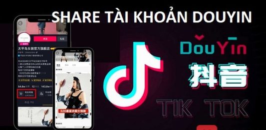 Share tài khoản Douyin free