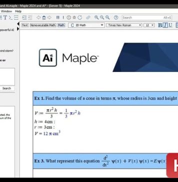 Maplesoft Maple 2024 – Tải Bản Dùng Thử & Cài Đặt Maple 2026