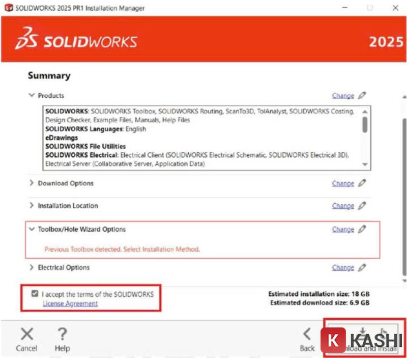 Chọn “Download and Install”
